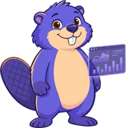Tan holding a measurement dashboard with charts