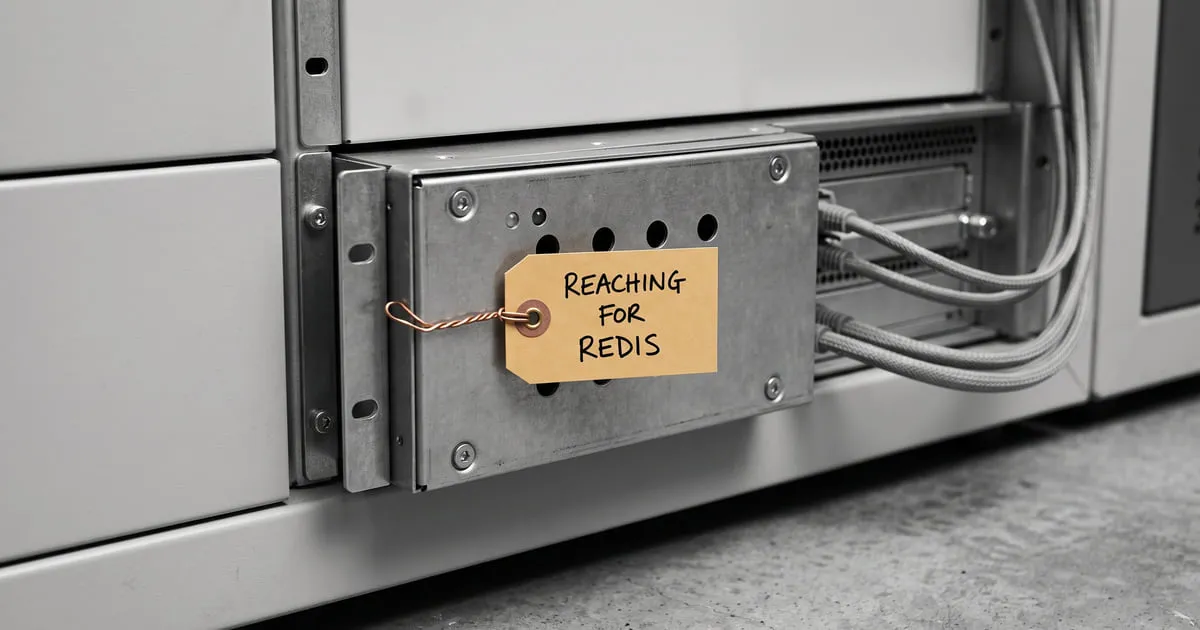 Redis Koymadan Önce: Doğru Cache Stratejisi — kapak görseli