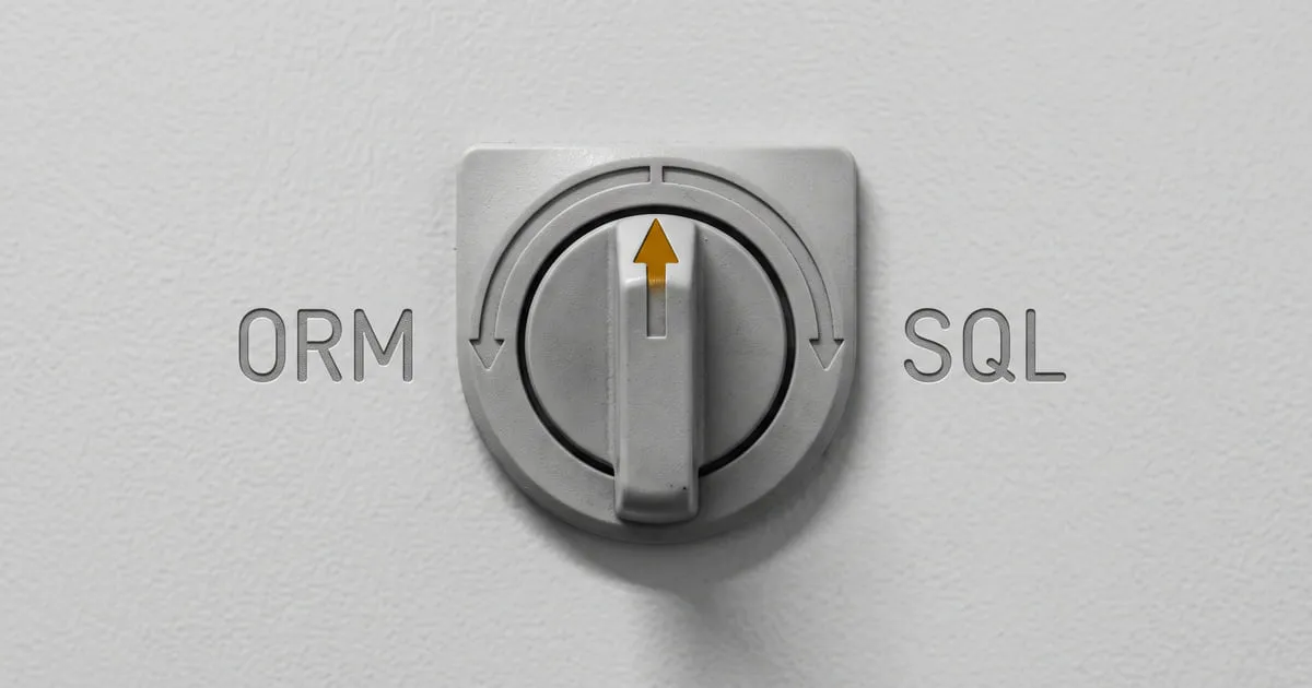 ORM mi, Native SQL mi? — kapak görseli